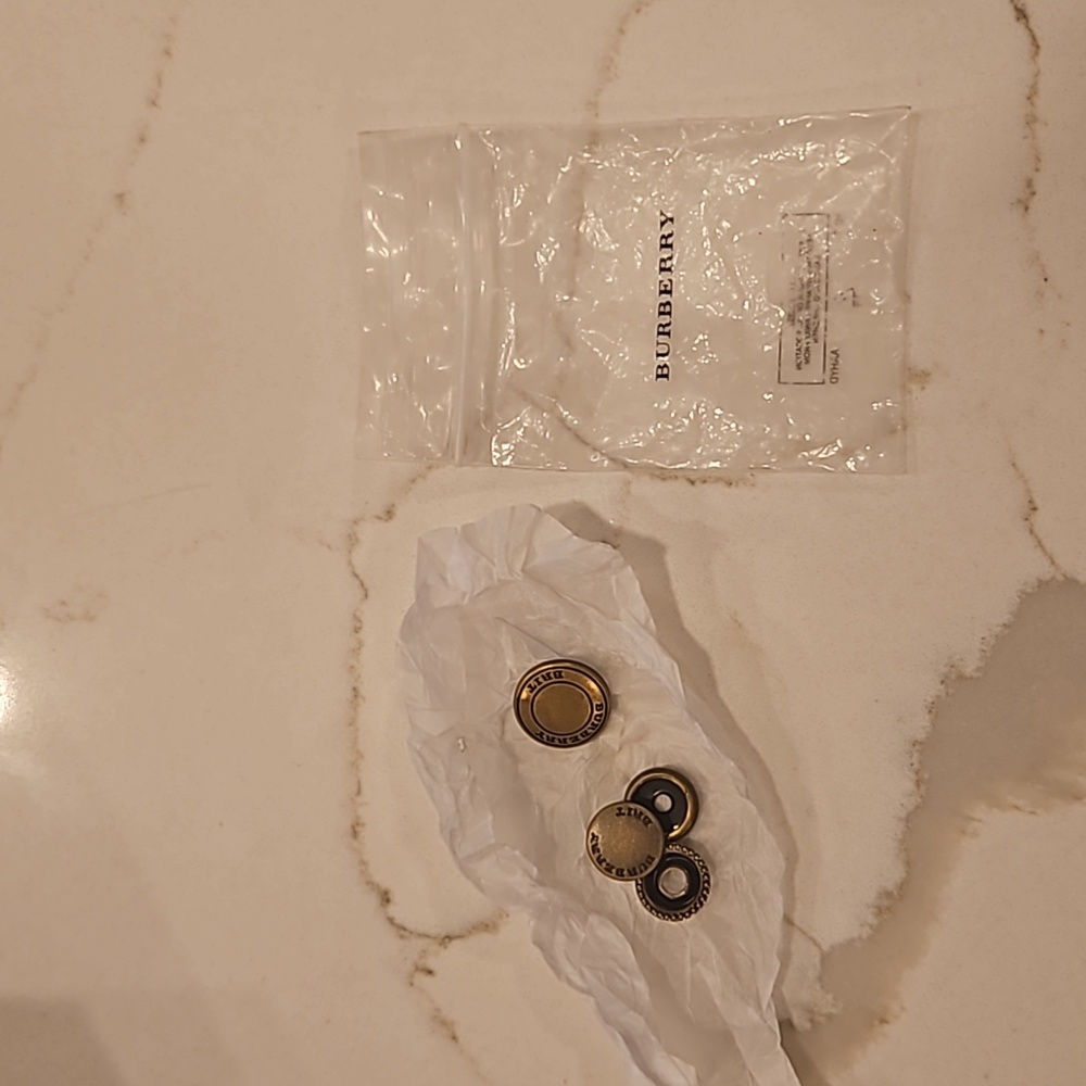 Authentic Burberry Button